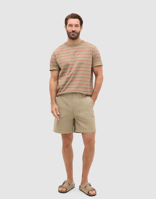 Seed Heritage - Stripe Crew Tee