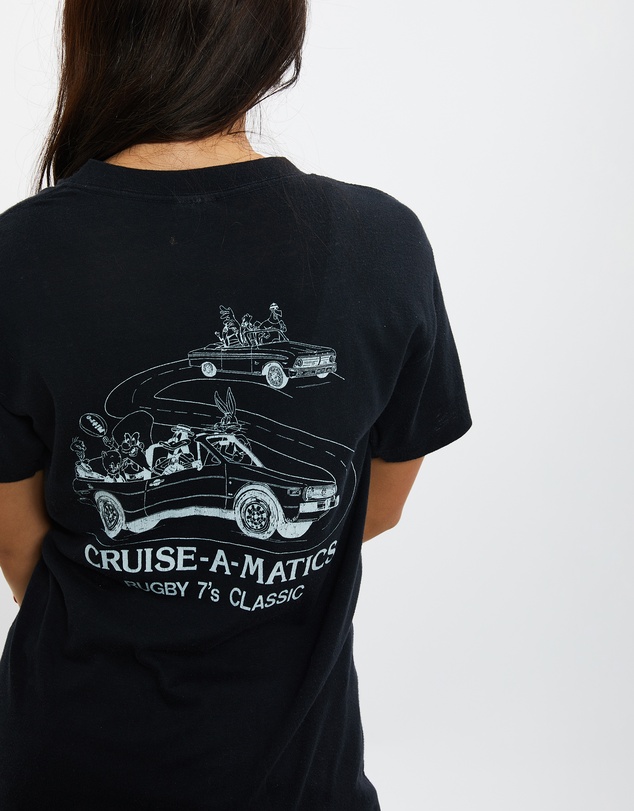 Vintage by The Real Deal - Pre Loved - 1985 Columbus Rugby x Looney Tunes Tee