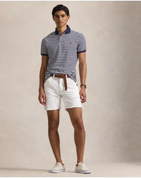Polo Ralph Lauren - Custom Slim Fit Striped Mesh Polo Shirt