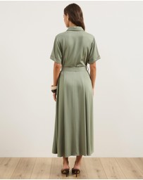 Atmos&Here - Harriet Viscose Twill Midi Dress