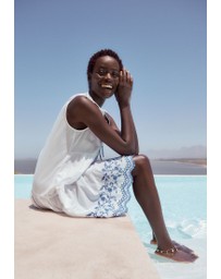 NEXT - Embellished Hem Tiered Mini Dress