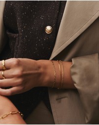 Ania Haie - Ania Haie Gold Paper Clip Chain Bracelet