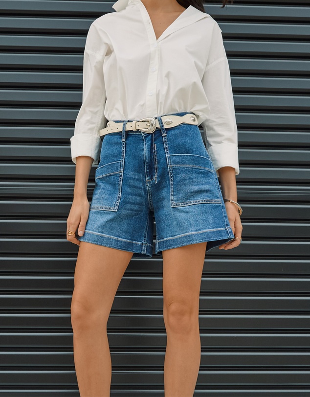 DRICOPER DENIM - Zaplin Rodeo Blue Denim Shorts