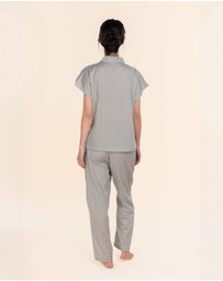 Gingerlilly - Marlie Diamond Print Cotton PJ