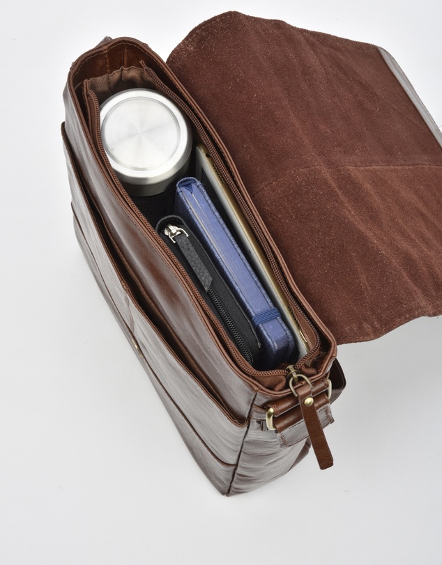 Cobb & Co - Kooyong RFID Leather Satchel