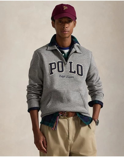 Polo Ralph Lauren - Logo Fleece Collared Sweatshirt