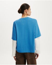 Cotton On - The Double Oversized Graphic Tee
