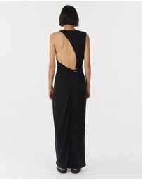 Third Form - Stirling Twist Asymmetric Maxi Dress