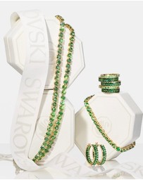 Swarovski - Mesmera necklace, Mixed cuts, White, Rhodium plated