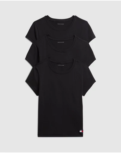 Tommy Hilfiger - 3 Pack Heritage Logo Lounge T Shirts