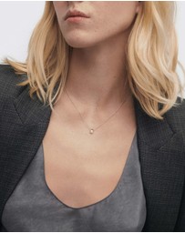 PDPAOLA - La Perla Solitary Silver Necklace