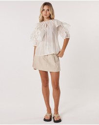 Fate + Becker - Celeste Ruffled Blouse