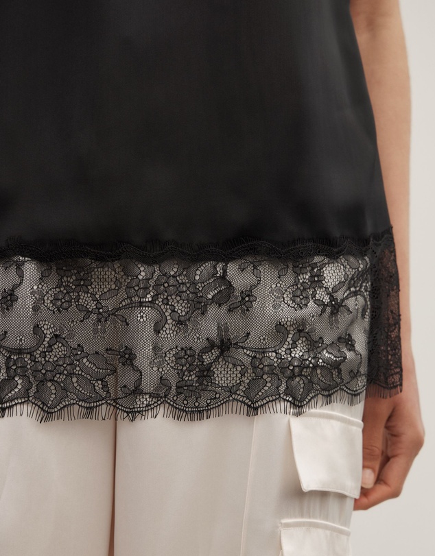 Witchery - Lace Hem Tank Top