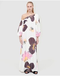 Stine Goya - Heavy Crepe, Structured Off-Shoulder Dress
