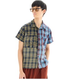 THE TALES - The Tales Half n Half Flannel Camp Shirt