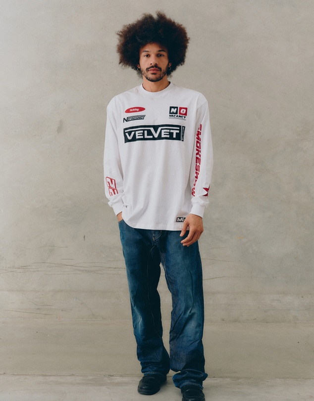 SSAINT - Signature Moto Tee White