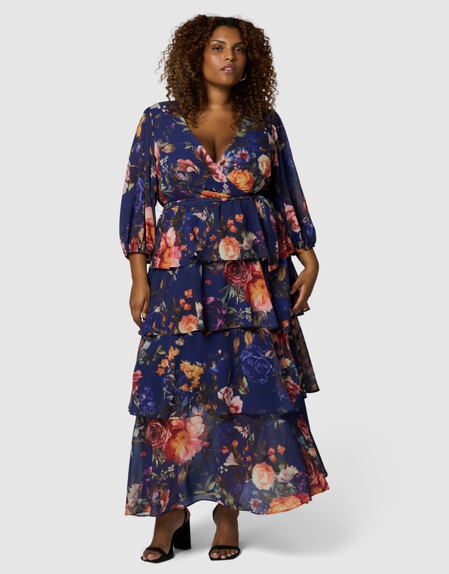 Pink Dusk by Curve Project - Temptress Maxi Dress