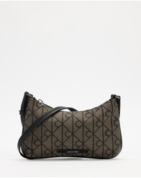 Calvin Klein - Emblem Aop Jacquard Conv Mini Bag