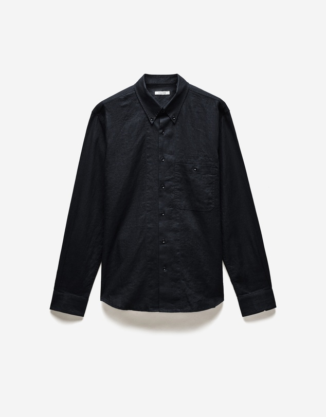 Calibre - Washed Linen Shirt Black