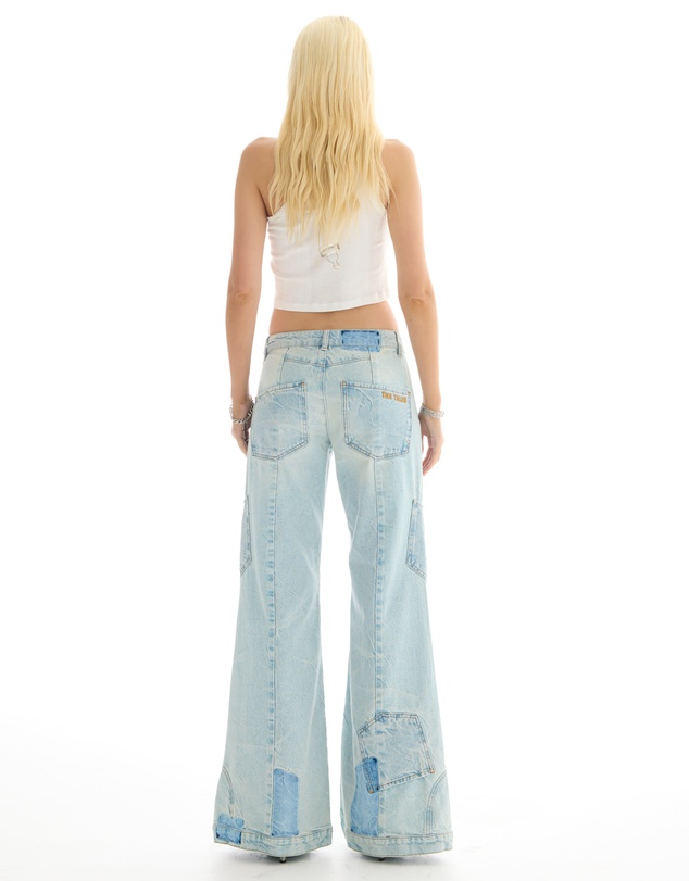 THE TALES - The Tales Reworked Denim Flares