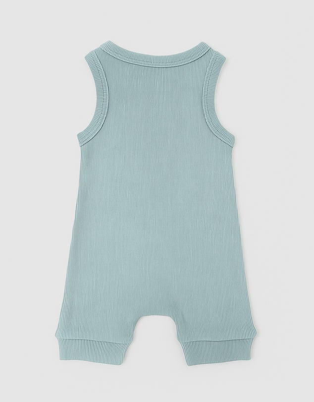 WITH LOVE FOR KIDS - BASICS Ribbed Romper - Babies