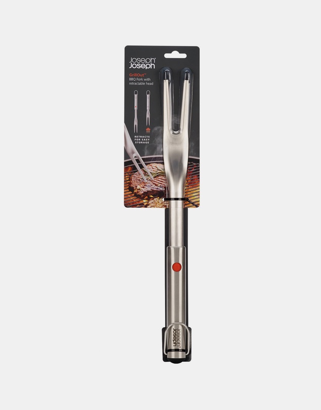 Joseph Joseph - GrillOut™ BBQ Fork with Retractable Head