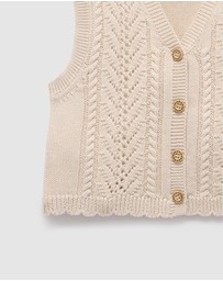 Purebaby - Knitted Vest -Kids-Babies