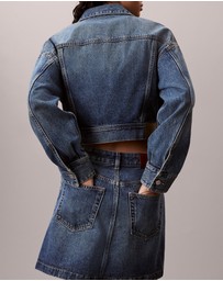 Calvin Klein Jeans - Denim Mini Wrap Skirt