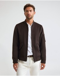 Oxford - Hamish Wool Blend Bomber Jacket