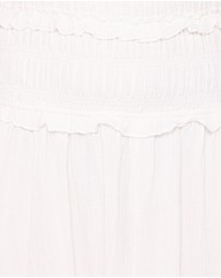 Petal & Pup - Enola Gather Midi Dress - White