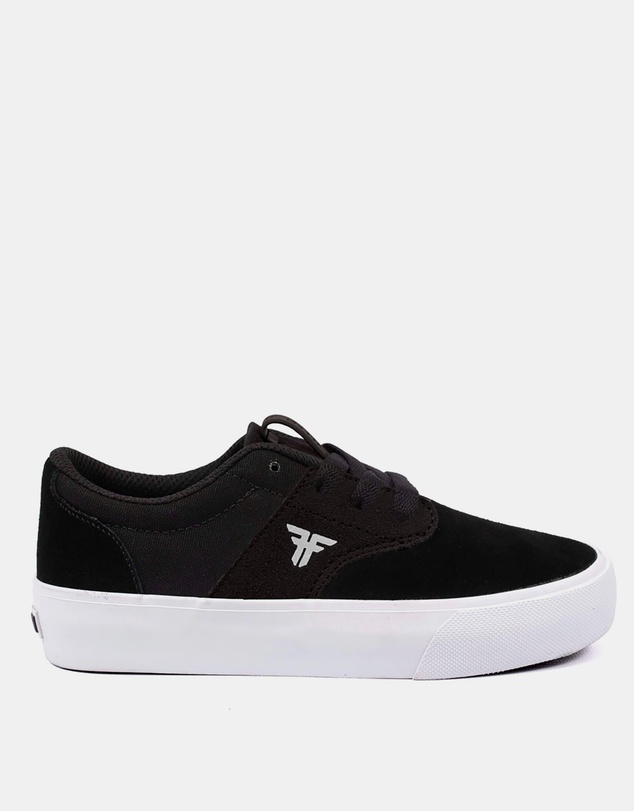 Fallen Footwear - Fallen Footwear Phoenix Kids Vulcanised Sole Shoes Black/White