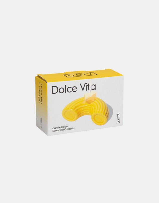 DOIY - Dolce Vita Candle Holder Macaroni