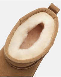 EVERAU - Australian Shepherd Ugg Thick Bottom Ronnie Cow Suede Upper UGG Boots