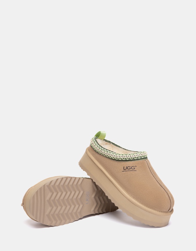 EVERAU - Australian Shepherd Ugg Tay Platform Cow Suede Upper House Shoes