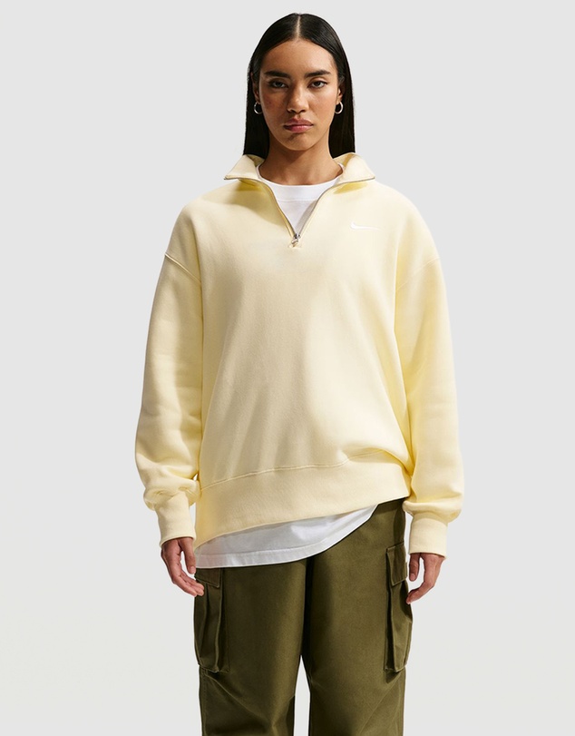 Nike - Sportswear Phoenix Fleece Oversized 1/4-Zip Long Sweatshirt