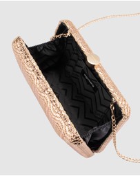 Olga Berg - Hannah Textured Clutch