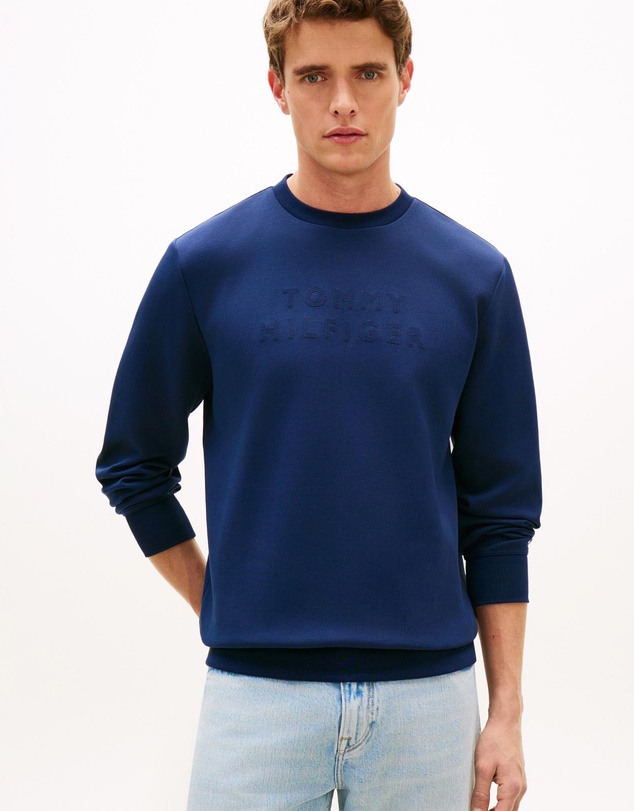 Tommy Hilfiger - Mixed Media Intechno Crew Neck Sweat