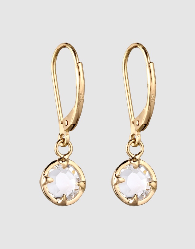 Elli Jewelry - Drop Earrings in Gold-Plated 925 Silver