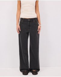 Calli - Tyla Mid Rise Baggy Jeans
