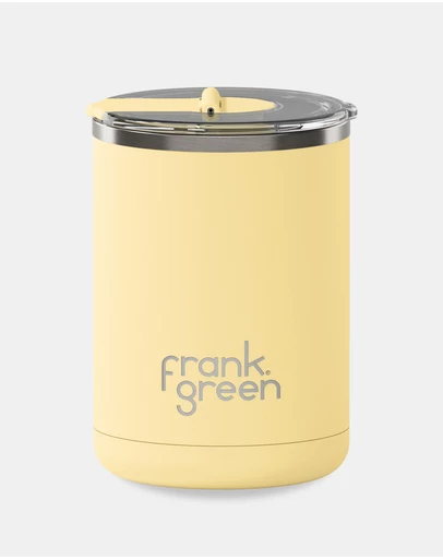 Frank Green - 12oz Ceramic Coffee Cup with Hinged Screw Lid