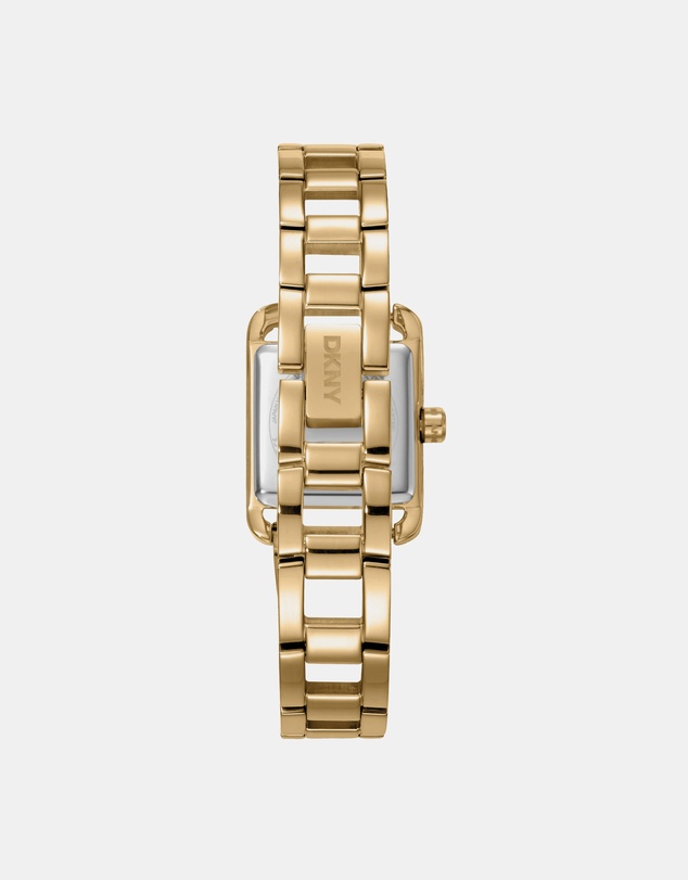 DKNY - Mini Gold 21x27mm Womens Watch + Gold Bracelet