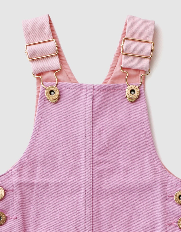 WITH LOVE FOR KIDS - Hazel Denim Pinafore Dress - Babies - Kids