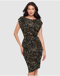 Miraclesuit Shapewear - Ikati Print Bali Blouse Top Midi Shaping Dress