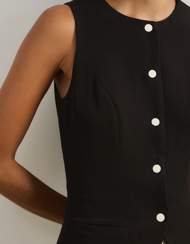 Atmos&Here - Brianna Waistcoat Midi Dress