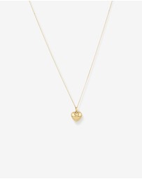 Michael Hill - Puff Heart Pendant in 10kt Yellow Gold