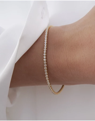 The Silver Collective - Tennis Bracelet Petite
