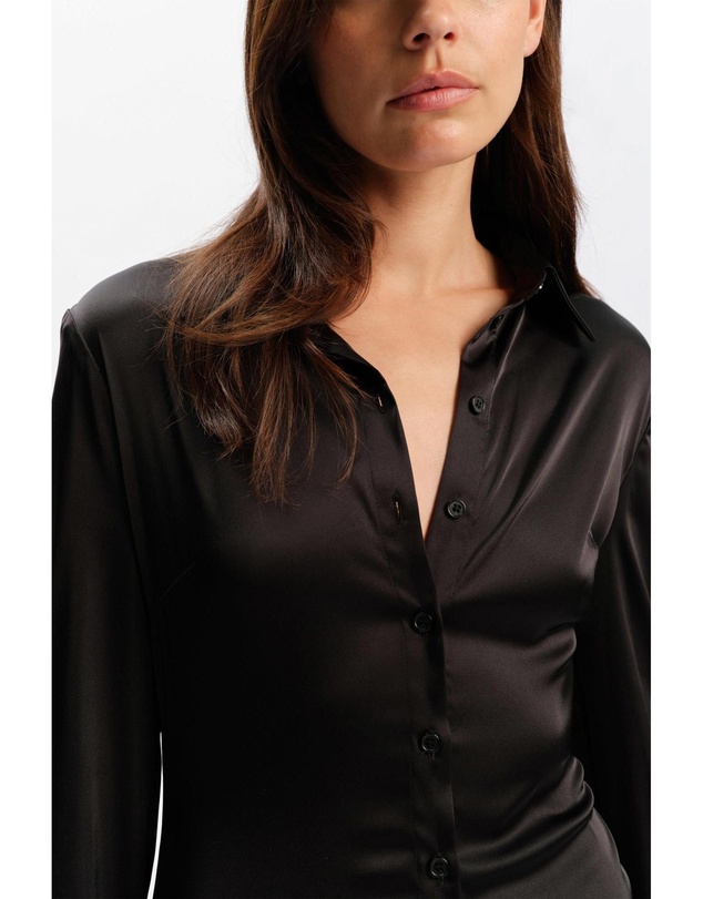 Bardot - Trina Fitted Satin Shirt