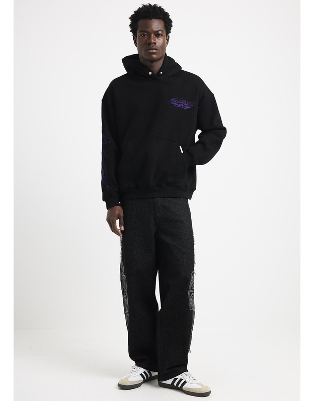 Black Noise White Rain - Charm Hoodie