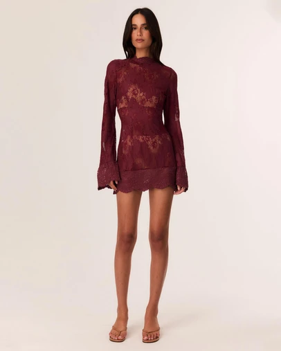 SNDYS - Astra Lace Mini Dress