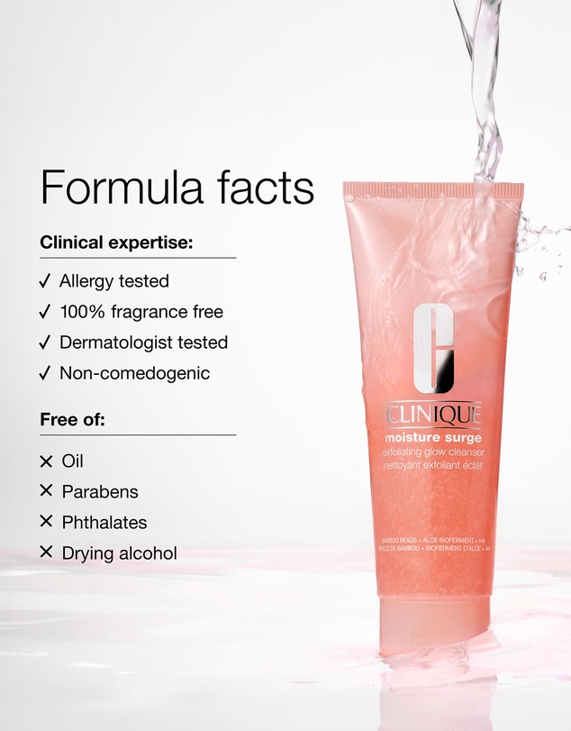 Clinique - Moisture Surge Exfoliating Glow Cleanser 125ml